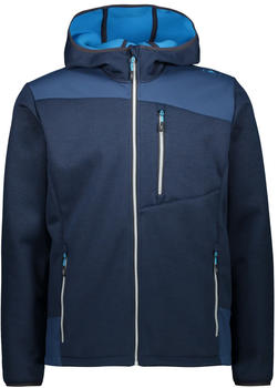 CMP Jacket In Jacquard Softshell Men (30A1277) blue/black