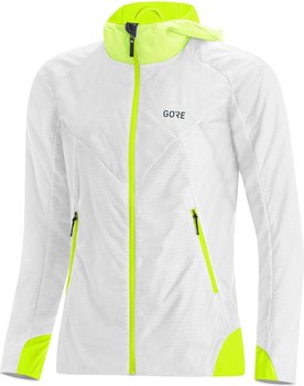 Gore Wear R5 Gore-Tex Infinium Isolierende Jacke Damen weiß/gelb EU 36 2022 Winter Laufjacken & -westen