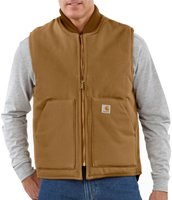 Carhartt .106676.BLK.S005, Carhartt V01 Firm Duck, Weste - Schwarz - M