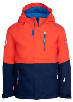 Trollkids Kid's Hallingdal Jacket Winterjacket flameorange/navy
