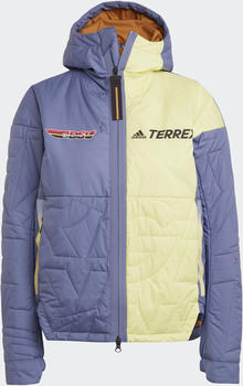 Adidas Women Terrex MYSHELTER Primaloft Hooded Padded Jacket orbit violet/oulse yellow (H48976)