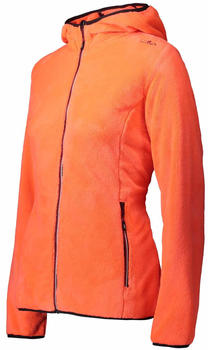 CMP HighLoft-Fleece f&uuml;r Damen mit Kapuze (38P1546) red fluo