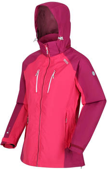 Regatta Women's Calderdale IV Waterproof Jacket rethink pink wild plum