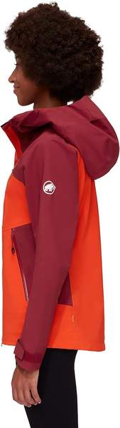 Mammut Alto Guide HS Hooded Jacket Women hot red/blood red