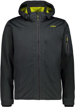 CMP Light Softshell Jacket with Detachable Hood (39A5027) jungle/lime
