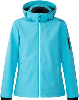 CMP Softshell Jacket Zip Hood Women (39A5006) azzurro titanio
