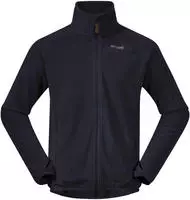 Bergans Herren Jacke Hareid Fleece NoHood Dunkelblau S
