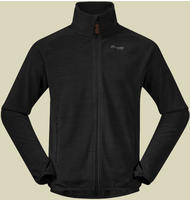 Bergans 238014-3029-91-S, Bergans Hareid Fleece Jacket Nohood black (91) S Herren
