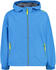 blau: CMP Boy Rain Jacket Fix Hood Youth (39X7984)