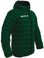 Givova G013-2610JR-4XS, Givova Olanda Jacke Dark Green / Black