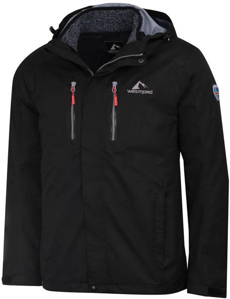 Westfjord Men's Hverfjall Jacket black/grey