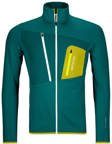 Ortovox Fleece Grid Jacket M (87212) pacific green