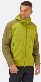 Rab Men's Kinetic Alpine 2.0 Waterproof Jacket (QWG-69) aspen green