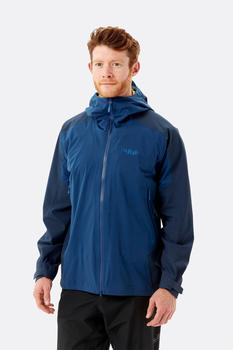 Rab Men's Kinetic Alpine 2.0 Waterproof Jacket (QWG-69) nightfall blue
