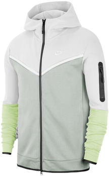 Nike Tech Fleece Windrunner Full Zip Hoodie (CU4489) light silver/dusty sage/vivid green/white