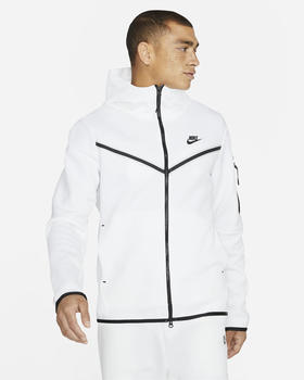 Nike Tech Fleece Windrunner Full Zip Hoodie (CU4489) white/black