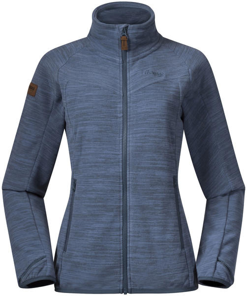 Bergans Hareid Fleece W Jacket Nohood (3030) orion blue