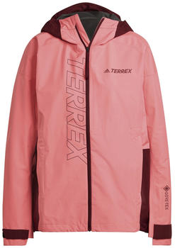 Adidas Women Terrex GORE-TEX Paclite Rain Jacket acid red/shadow red