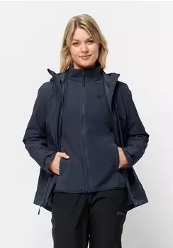 Jack Wolfskin Damen Moonrise 3in1 Jacke night blue