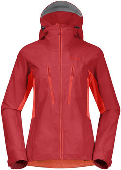 Bergans Cecilie Mountain Softshell Jacket (2554) red leaf/energy red