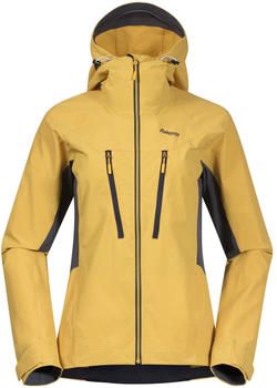 Bergans Cecilie Mountain Softshell Jacket (2554) light golden yellow/solid dark grey