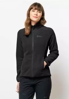 Jack Wolfskin Damen Moonrise Fz W Fleece Jacke, Schwarz, XXL EU