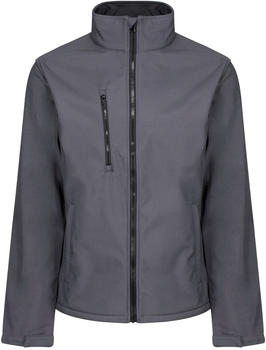 Regatta Men's Ablaze 3 Layer Softshell Jacket (TRA610_1QJ) seal grey black