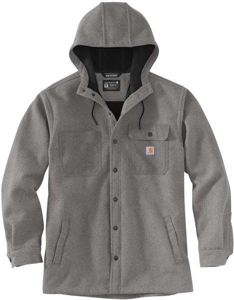 Eigenschaften & Material & Pflege Carhartt Rain Defender Relaxed Fit Heavyweight Hooded Shirt Jac black heather