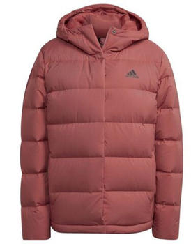Adidas Helionic Down Hooded Jacket Women red