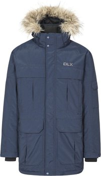 Trespass DLX Waterproof Down Parka Highland Jacket navy