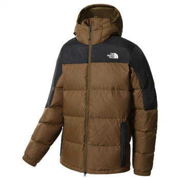 The North Face Diablo Hooded Down Jacket (4M9L) military olive/tnf black