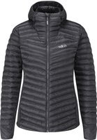 Rab QIP-32-BLK-UK 14, Rab Damen Cirrus Flex Hoodie Jacke (Gr&ouml;&szlig;e L, schwarz) female
