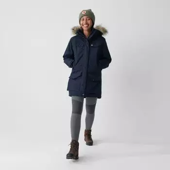 Fjällräven Nuuk Parka W (86369) dark navy – Hochwertige Materialien und durchdachte Details