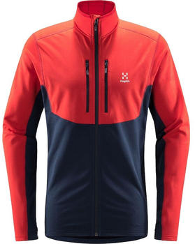 Haglöfs Roc Sheer Mid Jacket Men zenith red/tarn blue