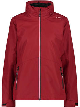 CMP Damenjacke mit abnehmbarem Fleece Jacket (32Z1436D) redwine