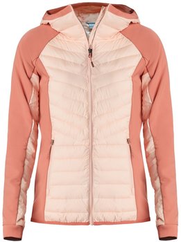 Columbia Powder Lite Hybrid-Jacke mit Kapuze für Frauen peach blossom/dark coral