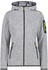 CMP Woman Fleece Jacket Fix Hood (3H19826) grey/limone