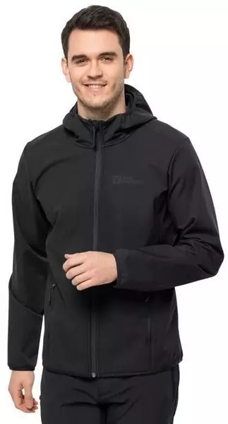 Jack Wolfskin Herren Bornberg Hoody M Jacket, black, M EU - Main Image