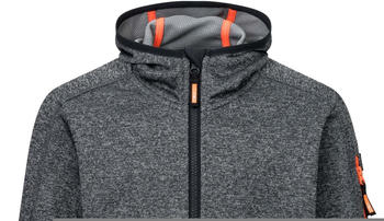 CMP Jungen-Sweatshirt mit Kapuze aus Knit Tech Fleece (30H5914) antracite/cemento