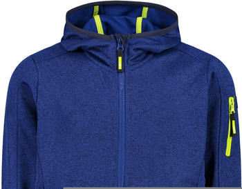 CMP Jungen-Sweatshirt mit Kapuze aus Knit Tech Fleece (30H5914) bluish/electric