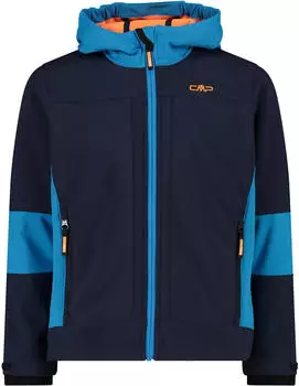 CMP Boys Softshelljacket Fix Hood (3A00094) b.blue/danubio