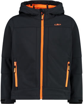 CMP Boys Softshelljacket Fix Hood (3A00094) antracite/flash orange
