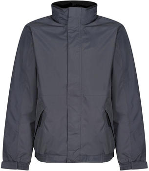 Regatta Men's Dover Fleece Lined Waterproof Insulated Bomber Jacket (TRW297_5R2) seal grey/black