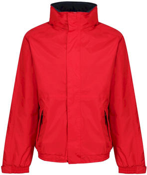 Regatta Men's Dover Fleece Lined Waterproof Insulated Bomber Jacket (TRW297_7Y6) classic red/navy