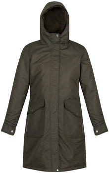 Regatta Women's Romine Waterproof Parka Jacket (RWP351) dark khaki