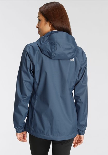 Material & Pflege & Eigenschaften The North Face Women's Quest Hooded Jacket shady blue/tnf white