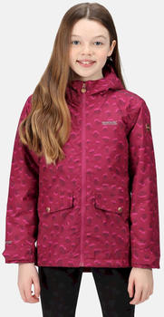 Regatta Kids' Bixby Waterproof Insulated Jacket (RKP242_J9L) raspberry smudge print