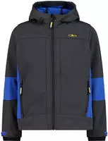 CMP - Fix Hood Softshelljacke Kinder anthrazit grau