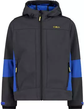 CMP Boys Softshelljacket Fix Hood (3A00094) antracite/royal