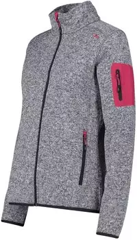 CMP Woman Fleece Jacket (3H14746) titanio/bianco/fucsia – Hervorragende Materialqualität und Tragekomfort